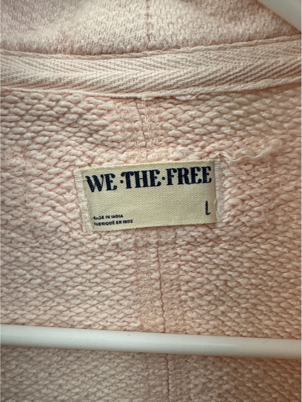 We The Free Pink Button-Up Cardigan Sweater Size L - Picture 3 of 6